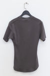 SWAYING/KNIT round hem half-sleeved pullover SW24SS1T45 dark gray